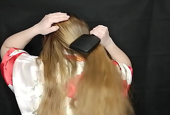 I did this on my stepmom's long hair and she didn't mind.